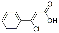 Cinnamic acid, beta-chloro-, (Z)-,18819-66-4,结构式
