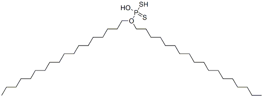 O,O-dioctadecyl hydrogen dithiophosphate Struktur