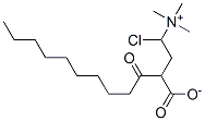 DL-DECANOYLCARNITINE CHLORIDE, 18822-87-2, 结构式