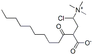 DL-DECANOYLCARNITINE CHLORIDE 结构式