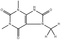 [7-CD3]-1,3,7-Trimethyluric Acid,188297-95-2,结构式