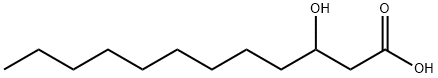 3-羟基月桂 酸, 1883-13-2, 结构式