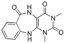 1H-Pyrimido[4,5-b][1,4]benzodiazepine-2,4,6(3H)-trione,  5,11-dihydro-1,3-dimethyl- Structure