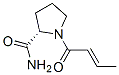2-Pyrrolidinecarboxamide,1-(1-oxo-2-butenyl)-,[S-(E)]-(9CI) Structure