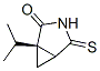 3-Azabicyclo[3.1.0]hexan-2-one,1-(1-methylethyl)-4-thioxo-,(1R)-(9CI)|