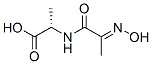 Alanine,  N-[(2E)-2-(hydroxyimino)-1-oxopropyl]-  (9CI) Struktur