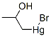 bromo(2-hydroxypropyl)mercury Structure