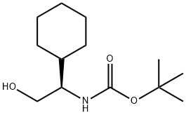 N-BOC-D-CYCLOHEXYLGLYCINOL Structure