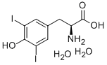 3,5-二碘-L-酪氨酸 二水合物, 18835-59-1, 结构式