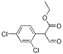 Benzeneacetic acid, 2,4-dichloro-.alpha.-forMyl-, ethyl ester Structure