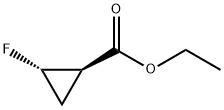 TRANS-2-FLUORO-CYCLOPROPANECARBOXYLIC ACID ETHYL ESTER Structure