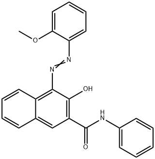 3-hydroxy-4-[(2-methoxyphenyl)azo]-N-phenylnaphthalene-2-carboxamide Structure