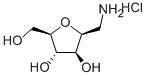 D-Glucitol,1-amino-2,5-anhydro-1-deoxy-,hydrochloride  (9CI) Struktur