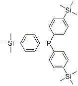 Phosphine, tris[p-(trimethylsilyl)phenyl]-,18848-96-9,结构式