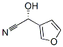 (R)-A-HYDROXY-3-FURANACETONITRILE 化学構造式