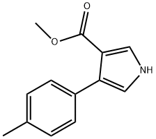 4-(4-METHYLPHENYL)-1H-PYRROLE-3-CARBOXYLICACIDMETHYLESTER Struktur