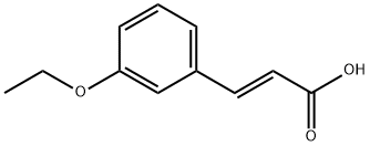 (2E)-3-(3-Ethoxyphenyl)prop-2-enoic acid, (E)-3-(3-Ethoxyphenyl)acrylic acid,188545-72-4,结构式