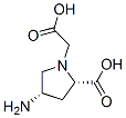 N-(羧甲基)-顺式-4-氨基-L-脯氨酸 结构式