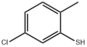 5-クロロ-2-メチルベンゼンチオール チオフェノール 塩化物 化学構造式