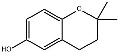 2,2-二甲基-3,4-二氢-2H-1-苯并吡喃-6-醇, 1886-42-6, 结构式
