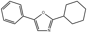 2-环己基-5-苯基恶唑,18860-06-5,结构式