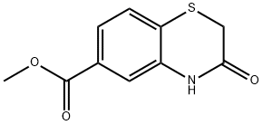 3-羰基-3,4-二氢-2H-1,4-苯并噻嗪-6-羧酸甲酯, 188614-01-9, 结构式