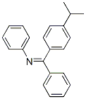 N-[[4-(1-Methylethyl)phenyl]phenylmethylene]benzenamine Structure