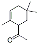 Ethanone, 1-(2,5,5-trimethyl-2-cyclohexen-1-yl)- (9CI) 结构式