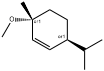 Cyclohexene, 3-methoxy-3-methyl-6-(1-methylethyl)-, trans- (9CI) Struktur