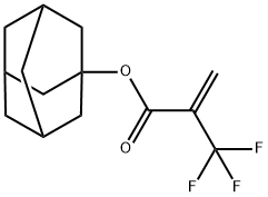 alpha-Trifluoromethylacrylic acid-1-adamantylester 结构式