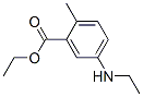 Benzoic acid, 5-(ethylamino)-2-methyl-, ethyl ester (9CI) Structure