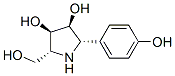 3,4-Pyrrolidinediol, 2-(hydroxymethyl)-5-(4-hydroxyphenyl)-, (2R,3R,4S,5S)-|