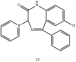 18878-40-5 Pyridinium, 1-(7-chloro-2,3-dihydro-5-phenyl-2,3-dihydro-1H-1,4-benzod iazepin-3-yl)-, chloride