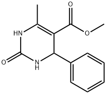 methyl 6-methyl-2-oxo-4-phenyl-1,2,3,4-tetrahydropyrimidine-5-carboxylate Struktur