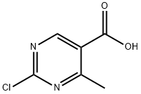 4-methyl-2-chloro-pyrimidine-5-carboxylic acid Structure