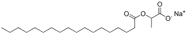 sodium 2-octadecanoyloxypropanoate Struktur