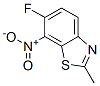 Benzothiazole, 6-fluoro-2-methyl-7-nitro- (9CI),188787-69-1,结构式