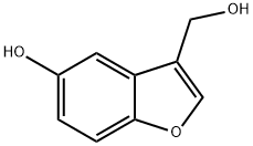 3-Benzofuranmethanol,  5-hydroxy- 化学構造式