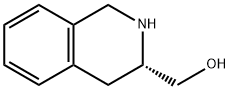 (S)-1,2,3,4-テトラヒドロイソキノリン-3-メタノール 化学構造式