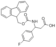 3-N-FMOC-3-(4-FLUOROPHENYL)PROPIONIC ACID Structure