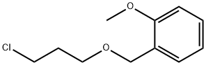 3-(2-METHOXYBENZYLOXY) PROPYL CHLORIDE Struktur