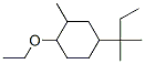 Cyclohexane, 4-(1,1-dimethylpropyl)-1-ethoxy-2-methyl- (9CI) 化学構造式