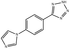 5-[4-(1-咪唑基)苯基]-2H-四唑, 188890-72-4, 结构式