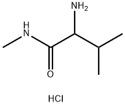 2-氨基-N,3-二甲基丁酰胺盐酸盐, 188890-78-0, 结构式
