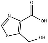 4-Thiazolecarboxylic acid, 5-(hydroxymethyl)- (9CI) Structure