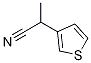 2-(thien-3-yl)propanenitrile Struktur