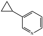 Pyridine, 3-cyclopropyl- (9CI) 化学構造式