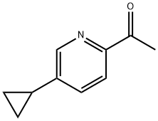 Ethanone, 1-(5-cyclopropyl-2-pyridinyl)- (9CI) Struktur
