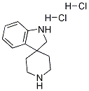 Spiro[3H-indole-3,4'-piperidine], 1,2-dihydro-, dihydrochloride Structure