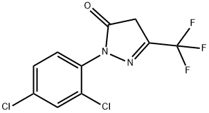 2-(2,4-dichlorophenyl)-5-(trifluoromethyl)-2,4-dihydro-3H-pyrazol-3-one Structure